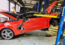 Workshop smashes new Corvette C8